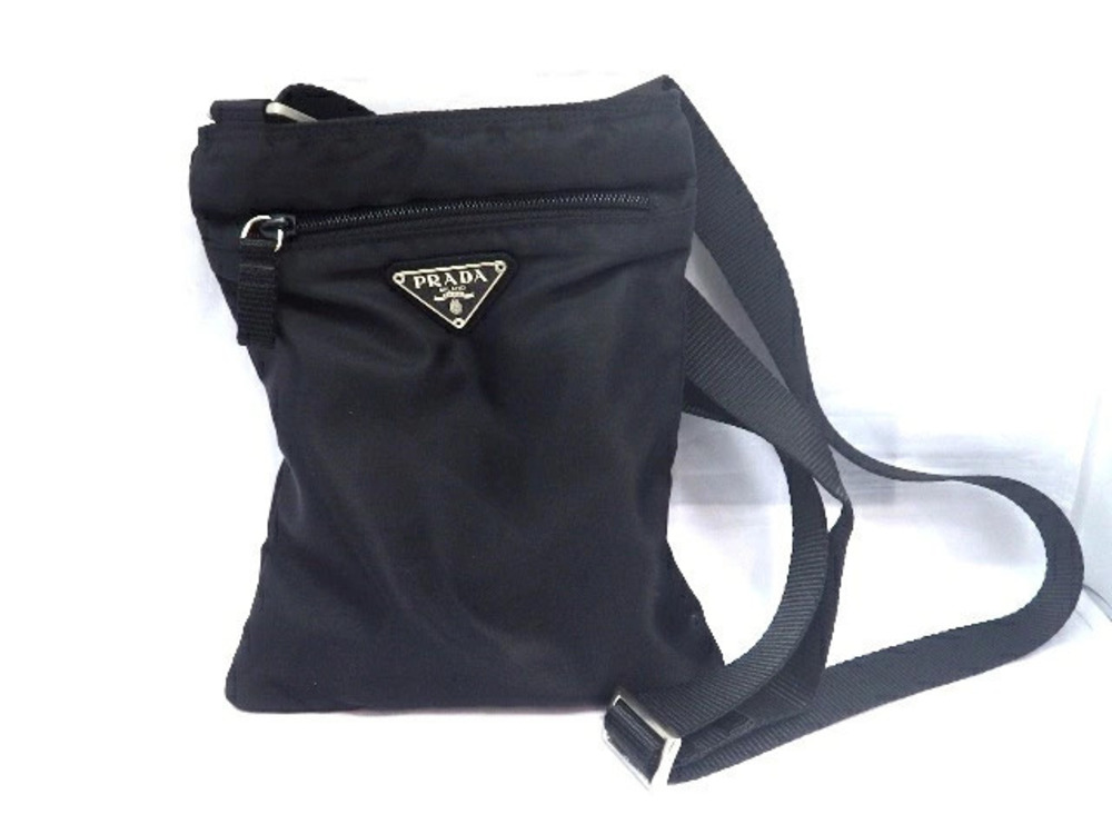 Prada bag pochette shoulder black